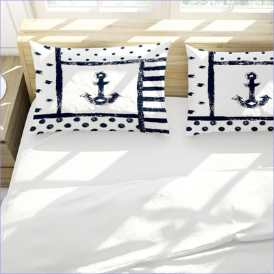Marine-Anker-Bettbezug