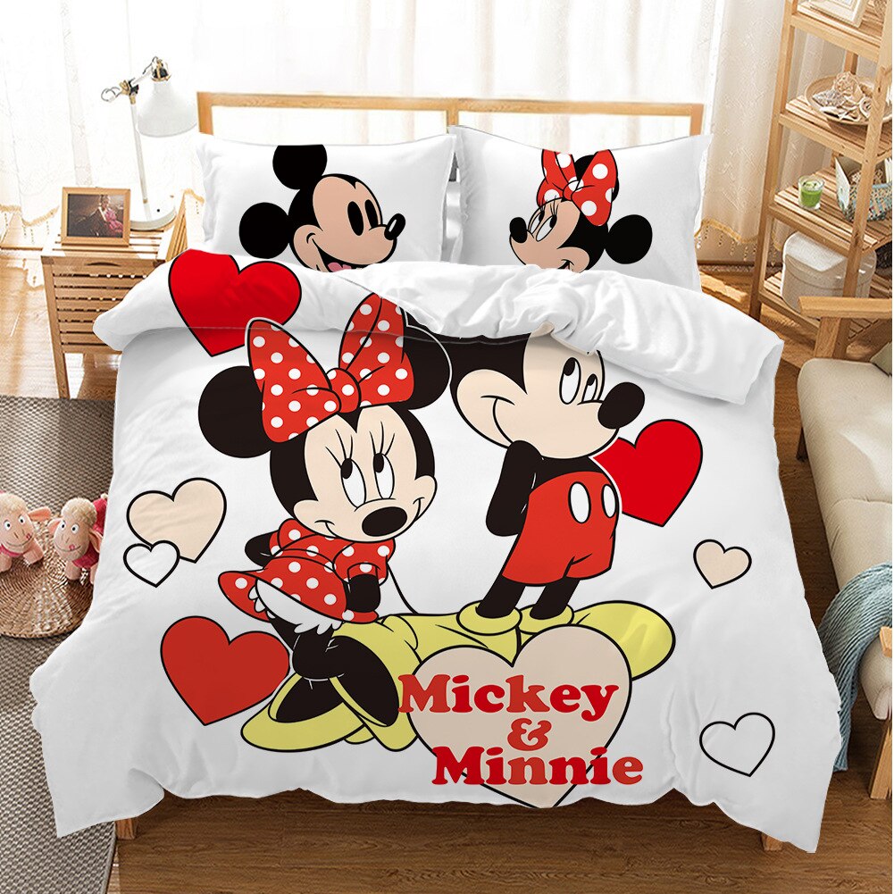 Bettbezug für Mickey- und Minnie-Liebhaber