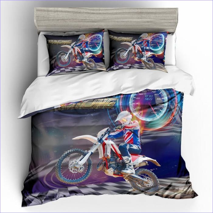 Moto Cross Racing Bettbezug