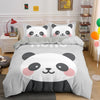 Panda-Einzelbettbezug