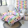 Regenbogen-Panda-Bettbezug