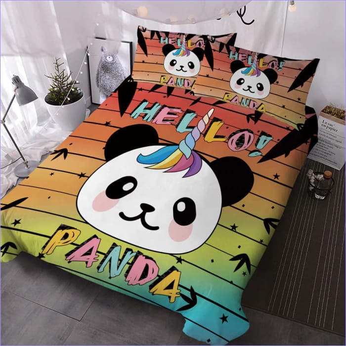 Panda Hallo Bettbezug