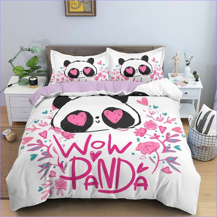 Panda Wow Bettbezug