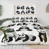 Lustiger Panda-Bettbezug