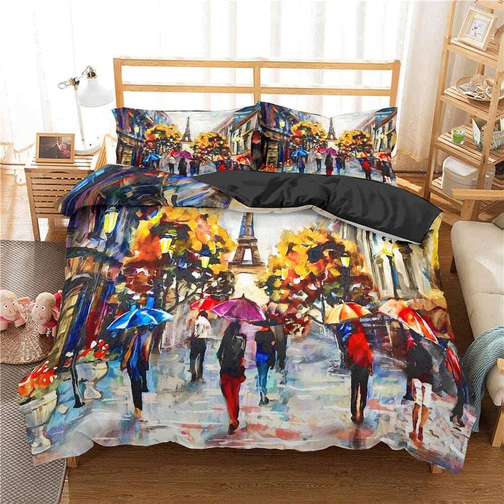 Vintage Paris Bettbezug
