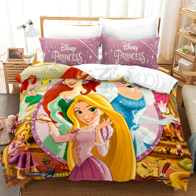 Bettbezug mit Disney-Prinzessin-Malerei