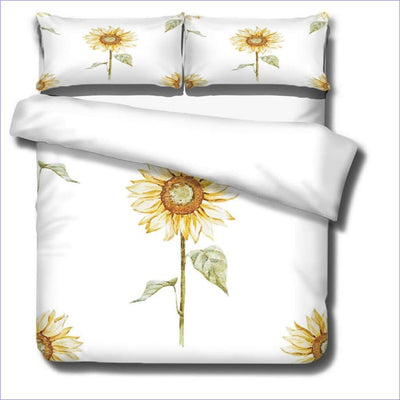 Sonnenblumen-Bettbezug
