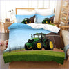 Bettbezug mit Bauernhof-Traktor