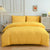 Einfarbiger Bettbezug aus Polycotton, Gelb