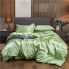 Pistaziengrüner Bettbezug aus Polycotton