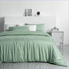 Salbeigrüner Bettbezug