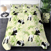 Panda Bambusgrüner Bettbezug