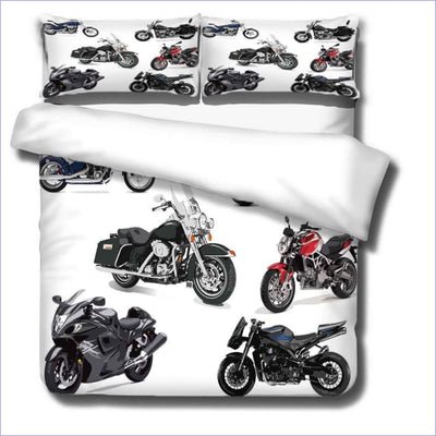 Bettbezug aus der Motorrad-Kollektion