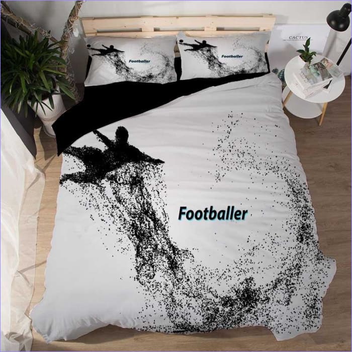 Fußballspieler-Bettbezug