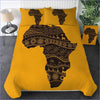 Bettbezug mit afrikanischem Muster