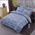 Blauer Bettbezug im skandinavischen Stil