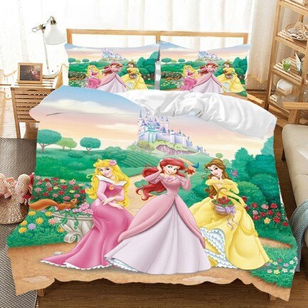 Disney Prinzessinnen-Schloss-Bettbezug